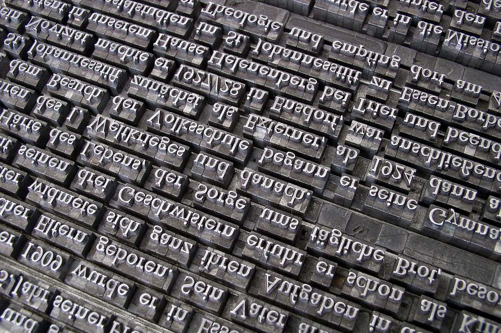 Metal typesetting